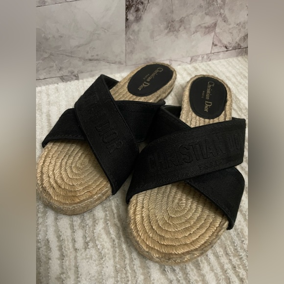 EUC Christian Dior Espadrilles Sandals - Picture 3 of 15
